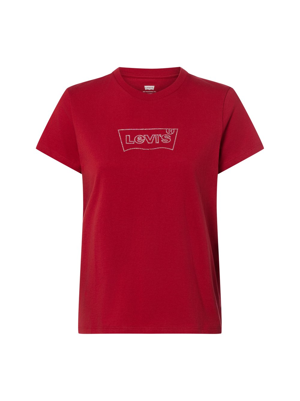 Levi's T-shirt damski Kobiety Bawełna czerwony, XS