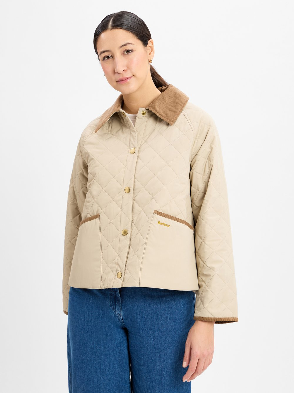 Barbour Damska kurtka pikowana - Anise Quilt Kobiety beżowy, 42